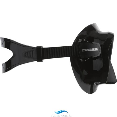 Cressi F1 Frameless Dalış Maskesi - BLACK-BLACK - YETİŞKİN - 3