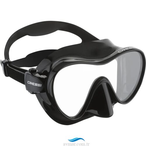 Cressi F1 Frameless Black Dalış Maskesi