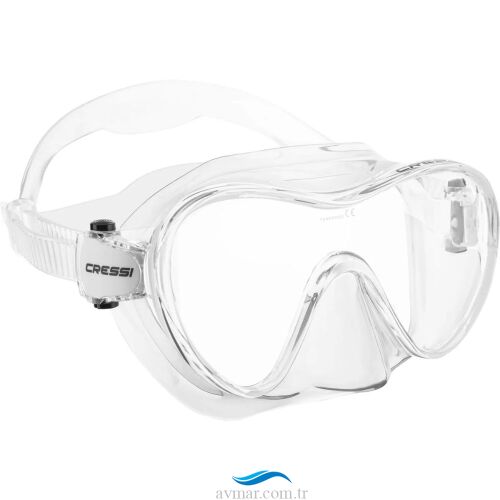 Cressi F1 Frameless Clear Dalış Maskesi
