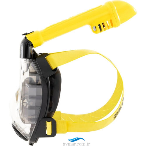 Cressi Komodo Dalış Maskesi Sarı Siyah - 4