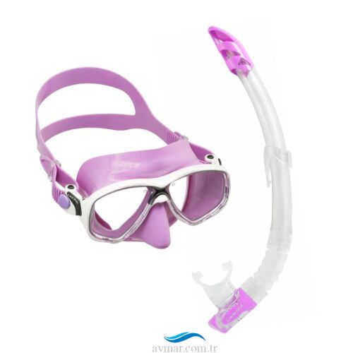 Cressi Marea Maske Gamma Şnorkel Seti Lilac - 1