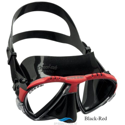 Cressi Matrix Dalış Maskesi Black-Red - 1