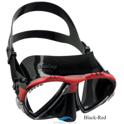 Cressi Matrix Dalış Maskesi Black-Red
