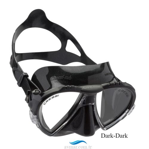 Cressi Matrix Dalış Maskesi Dark-Dark
