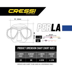 Cressi Perla Maske Mexico Şnorkel Seti Black - 2