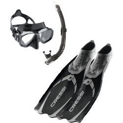 Cressi Pluma Palet Maske Şnorkel Seti - 1
