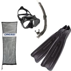 Cressi Pro Star Palet Maske Şnorkel Seti - 1