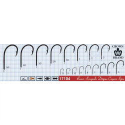 Crown 17104 Bronz Çapraz Olta İğnesi 100lü - 4