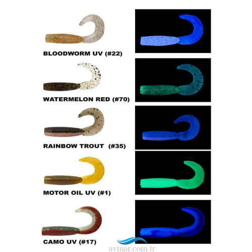 Daiwa Bait Junkie 6.35cm Grub Silikon Sahte Yem - Daiwa