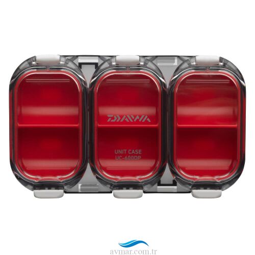 Daiwa Balıkçı Kutusu 6 Bölmeli C Smoke Red - Daiwa