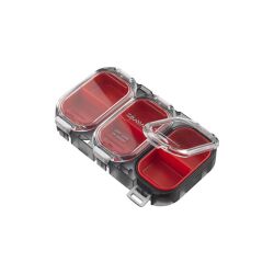 Daiwa Balıkçı Kutusu 6 Bölmeli C Smoke Red - 2