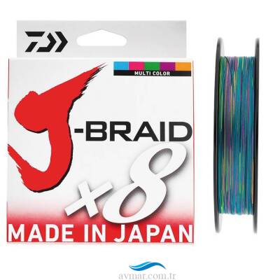 Daiwa J-Braid 8B Multicolor 300m İp Misina - 1