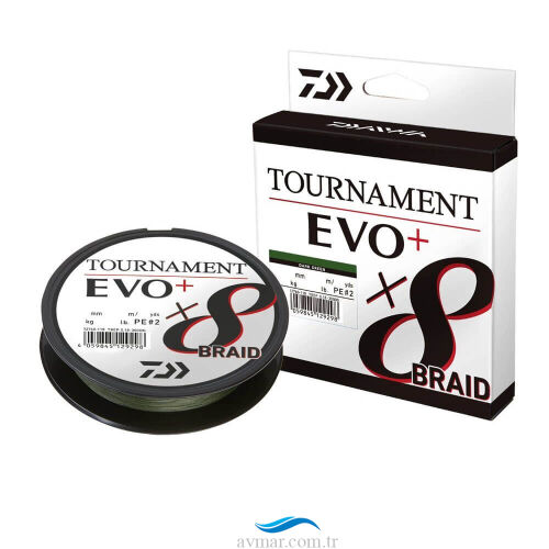 Daiwa New Tournament Evo+ 8B 135m Dark Green Örgü İp Misina - Daiwa