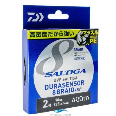 Daiwa Saltiga Durasensor 8 Braid 400m Multicolor İp Misina - 1