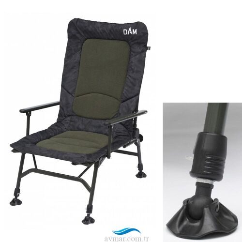 Dam Camovision Adjustable Chair With Arm Rest Kamp Sandalyesi - DAM
