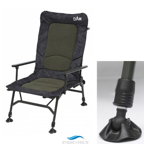 Dam Camovision Adjustable Chair With Arm Rest Kamp Sandalyesi