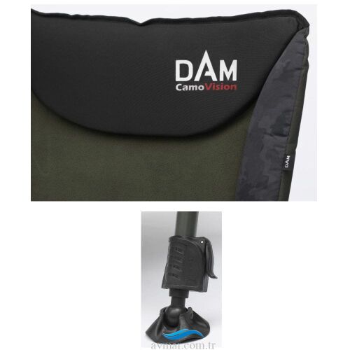 Dam Camovision Easy Fold Chair With Arm Rest Kamp Sandalyesi - DAM (1)