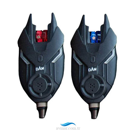 DAM Bite Alarm TF Bite Alarm Set 2+1 Red Blue - DAM