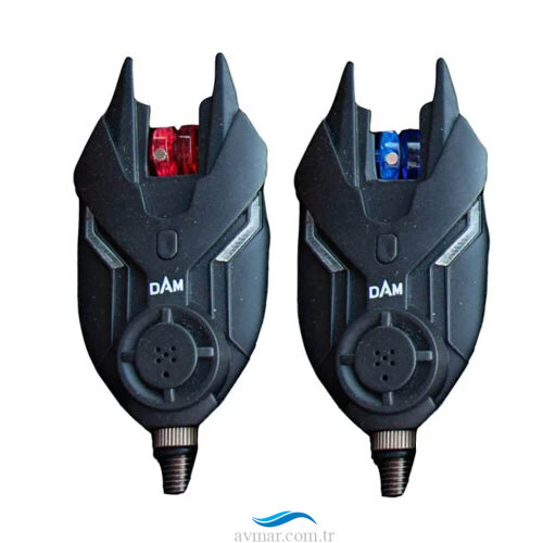 DAM Bite Alarm TF Bite Alarm Set 2+1 Red Blue