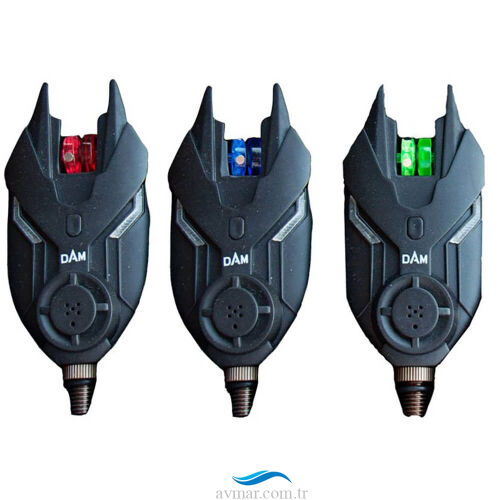 DAM Bite Alarm TF Bite Alarm Set 3+1 Red Green Blue - 1