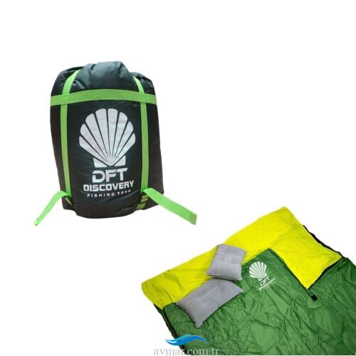 Dft Çift Kişilik -5 °C Uyku Tulumu Yeşil - 3