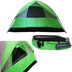 Discovery 2 Kişilik Çift Kat Manuel Yeşi-Gril Çadır - 1
