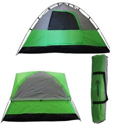 Discovery 2 Kişilik Çift Kat Manuel Yeşi-Gril Çadır - 2