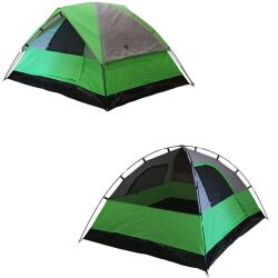 Discovery 2 Kişilik Çift Kat Manuel Yeşi-Gril Çadır - 3