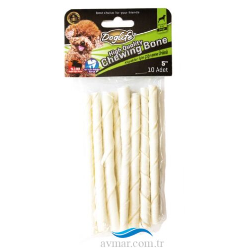 Doglife Burgu Çubuk Beyaz 5-6gr 10lu - Doglife