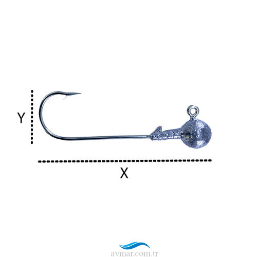 Dökme 3'lü Jighead 2/0 - Sagoo (1)