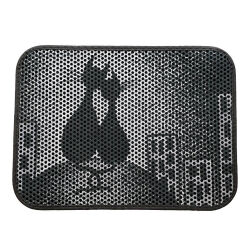 Elekli Desenli Kedi Tuvalet Önü Paspası Renk3 - 1