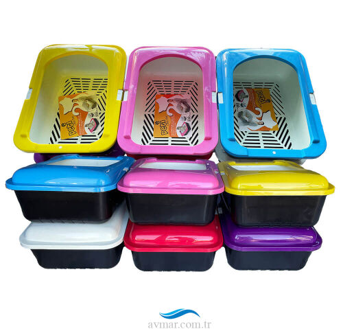 Elekli Kedi Tuvaleti Açık - 2