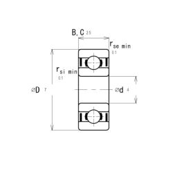 Ezo Smr 74 ZZ Minyatür Rulman 4x7x2.5 - 3