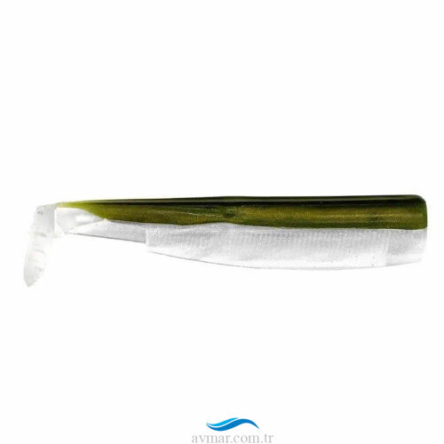 Fiiish BM120/3 BM003 3 Adet Gövde Kaki Silikon Yem - 1