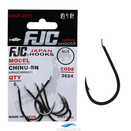 FJC 3624 Chinu Hirauchihneri Black Nikel İğne