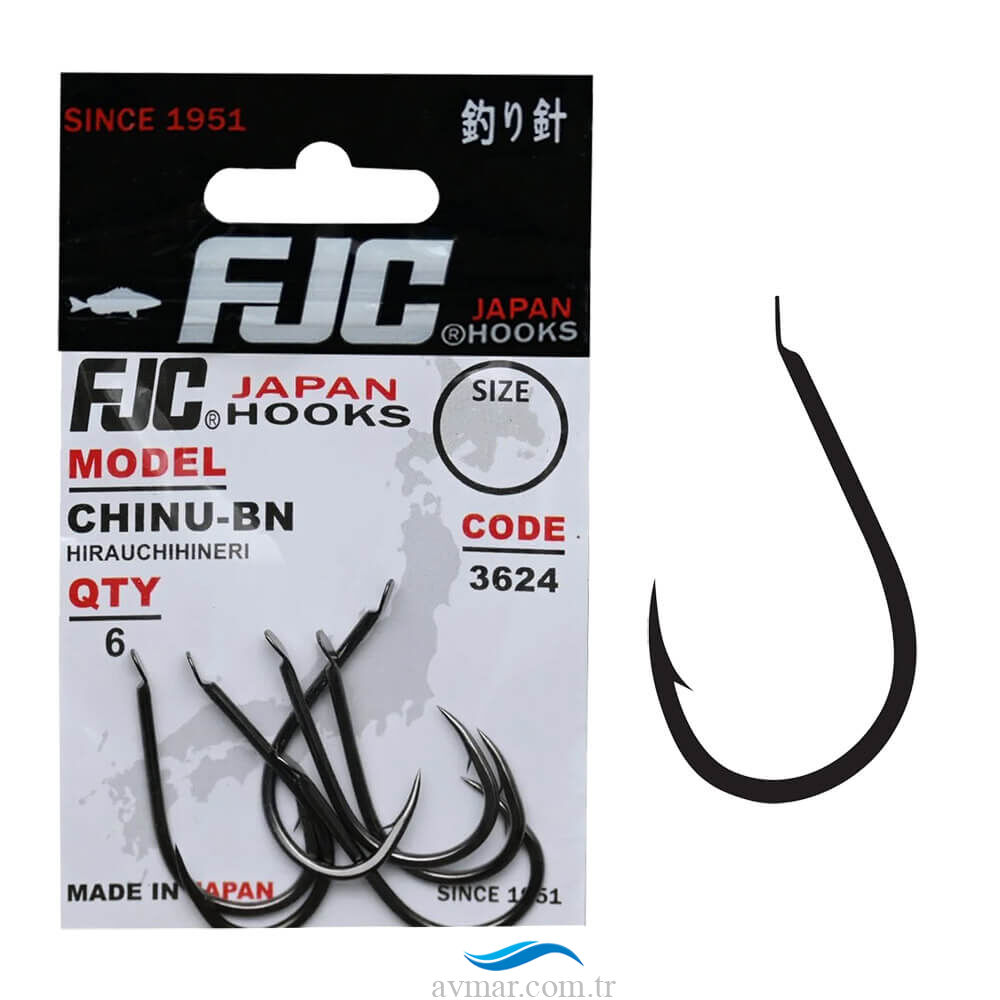FJC 3624 Chinu Hirauchihneri Black Nikel İğne
