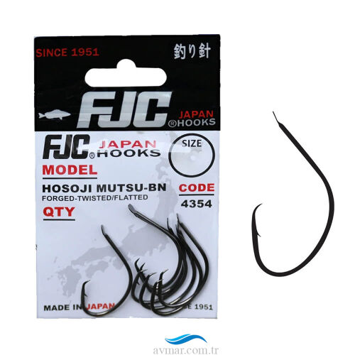 FJC 4354 Hosoji Mutsu Black Nikel İğne