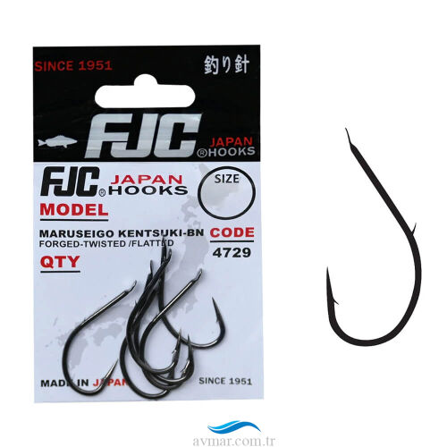 FJC 4729 Maruseigo Kentsuki Black Nikel İğne