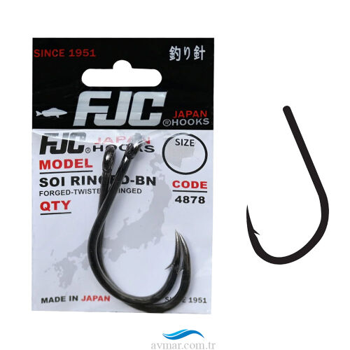 FJC 4878 Soi Ringed Black Nikel İğne - 1