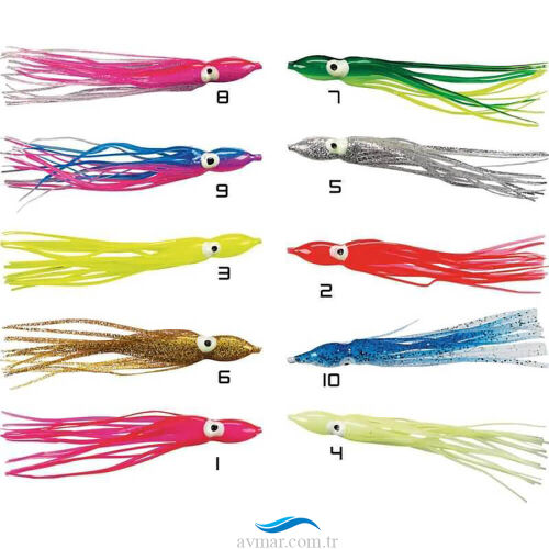 Fladen 12cm Ahtapot Silikon Yem - 1