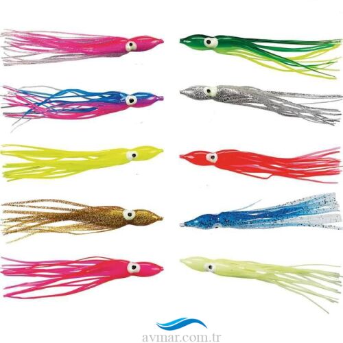 Fladen Ahtapot 9cm Silikon Yem - 8