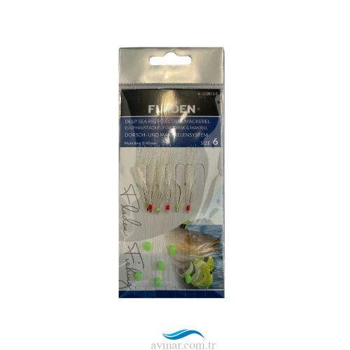 Fladen Beyaz Tüylü 6 Köstek Hazır Takım Çapari - FLADEN