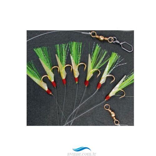 Fladen Fish Skin Tüy 7 Köstek Çapari - FLADEN