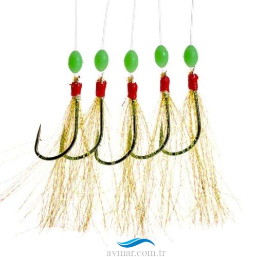 Fladen Sabiki Deep Sea Derin Su Çapari Sarı - 1