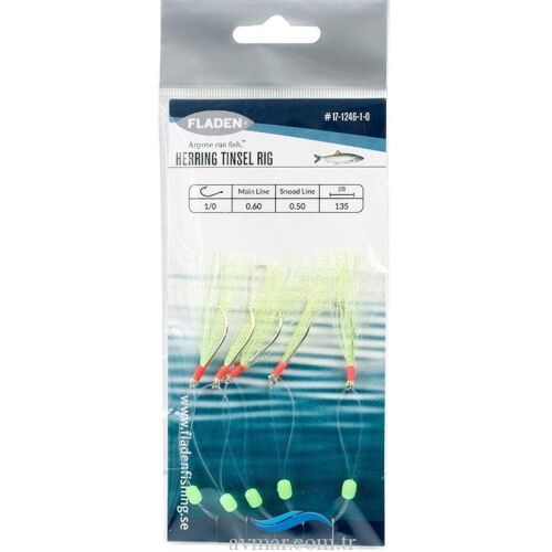 Fladen Sabiki Herring Tinsel Yeşil Hazır Takım - FLADEN