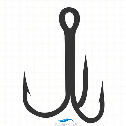 Fudo 2209 Treble Uv Üçlü Olta İğnesi - FUDOHOOKS