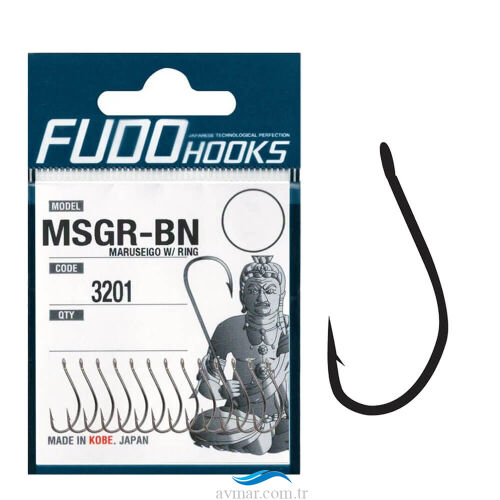 Fudo 3201 Maruseigo Black Nikel İğne - FUDOHOOKS