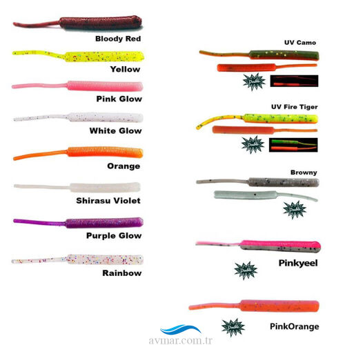 Fujin Baby Worm 5,2cm Floating Lrf Silikonu - 1