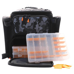 Fujin Black Camo Back Pack - Balıkçı Sırt Çantası - 2