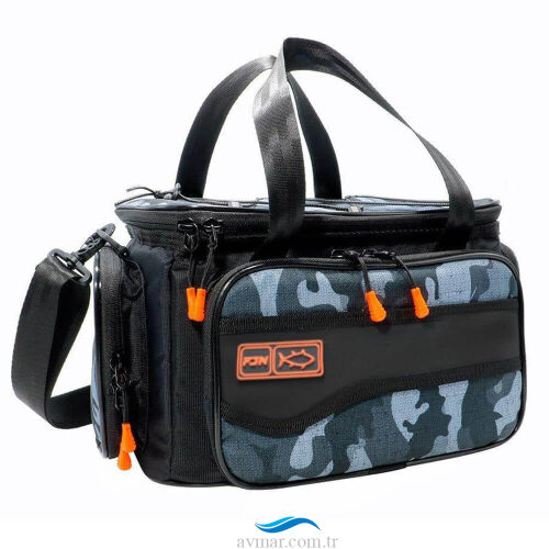 Fujin Black Camo Helper Bag - Balıkçı Çantası - Fujin